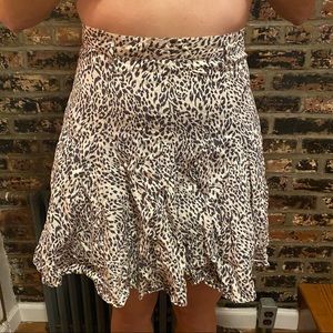 Leopard Print Skirt